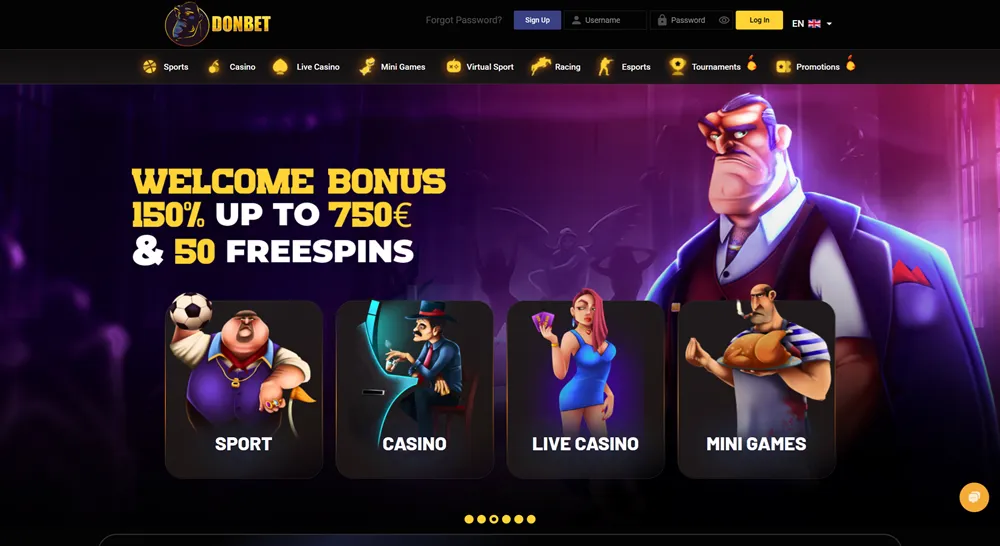 Donbet Casino — Non GamStop UK